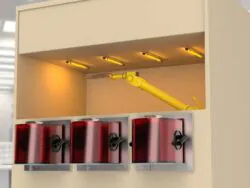 Semiconductor Cabinet Amber